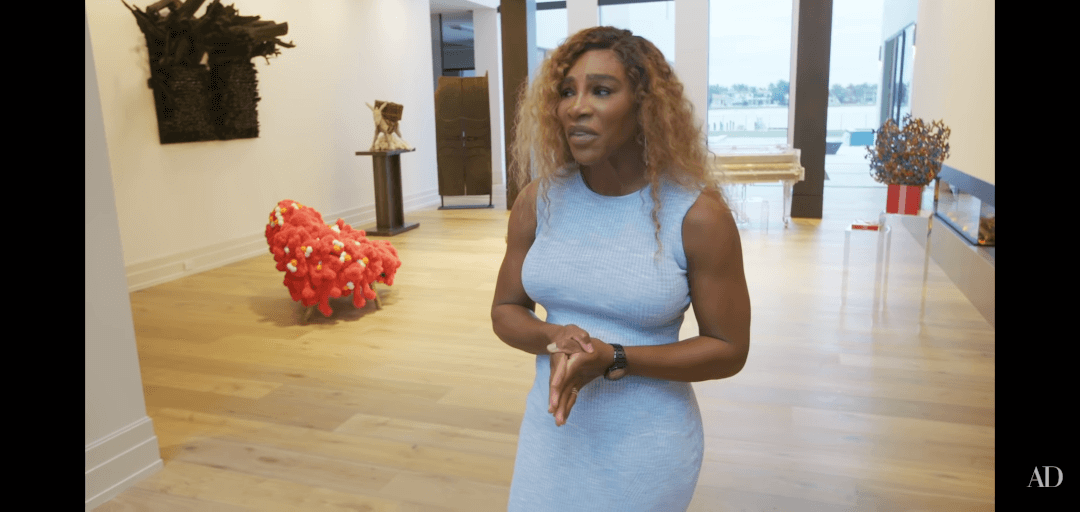 Serena Williams home - Double Crown skirting board profile on the wall