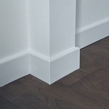 White skirting board hotsell