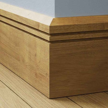 Angle Groove 2 Oak Skirting Board