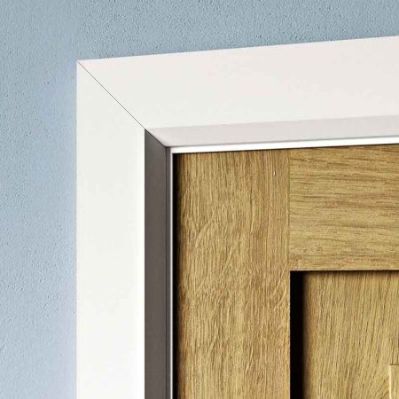 Visual Representation of Angle MDF Architrave with a primed finish (69mm W x 18mm D)
