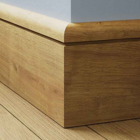 Bullnose Groove 1 Oak Skirting Board