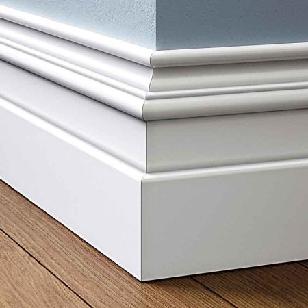 Cheshire MDF Skirting Board has a large moulding that is 80mm high