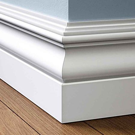 Large Victorian MDF Skirting Board has a large moulding that is 93mm high