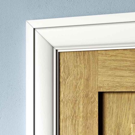 Visual Representation of Ovolo MDF Architrave with a primed finish (69mm W x 18mm D)