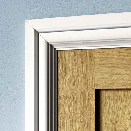 Visual Representation of Profile 324 MDF Architrave with a primed finish (69mm W x 18mm D)