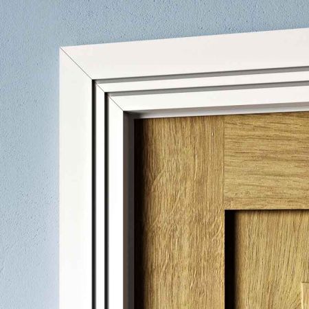 Visual Representation of Square Groove 2 MDF Architrave with a primed finish (69mm W x 18mm D)