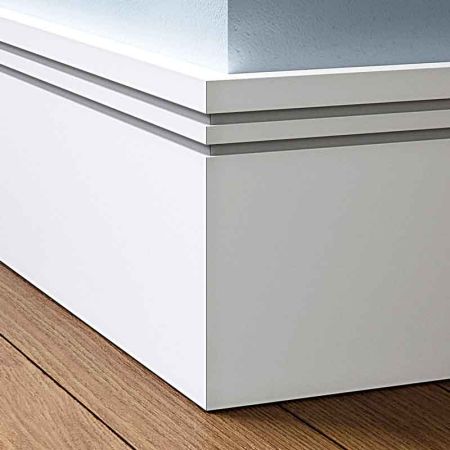 Square Groove 2 MDF Skirting Board