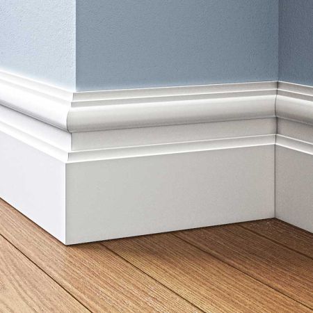 Albany 2 MDF Skirting Board 69x15x50x2400mm Modern