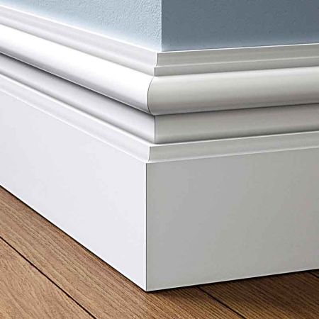 Tooting MDF Skirting Board has a large moulding that is 67mm high