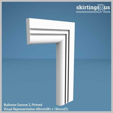 Bullnose Groove 2 MDF Architrave