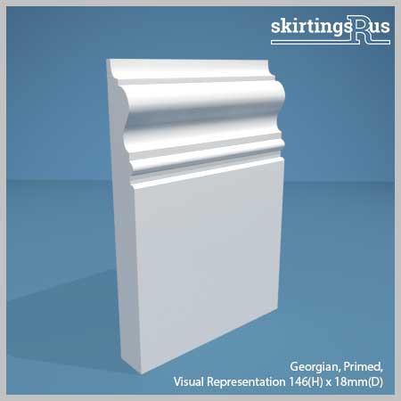 Period skirting board inspired from the Georgian era.