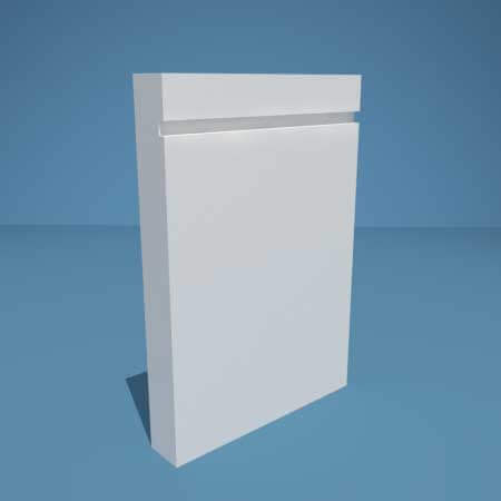 Square Groove 1 Skirting Board from Skirtings R Us