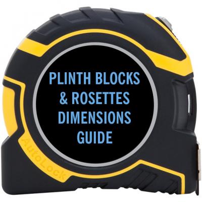Plinth Block & Rosette Dimensions Guide