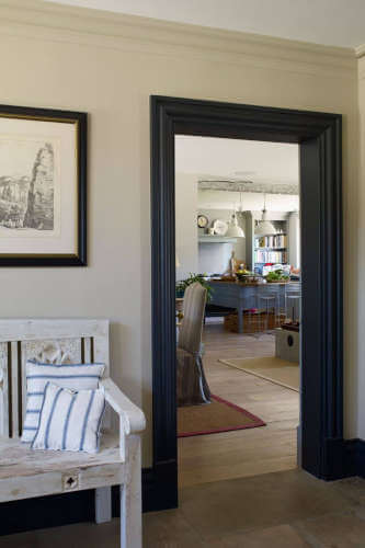 Dark Skirting Boards Contrasting Light Walls Dark skirting boards contrasting with light walls